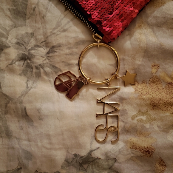 NARS Studio 54 Red and Fuschia Sequin Cosmetic Bag - Picture 2 of 4